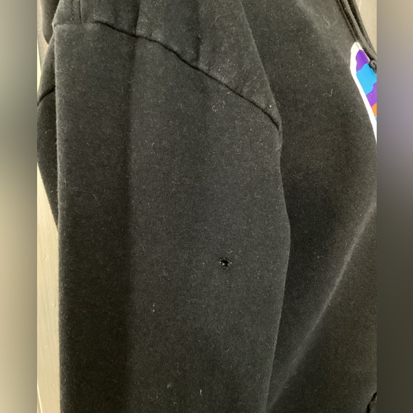 Patagonia Logo Uprisal Hoodie Recycled Sustainable Fabric Black Medium - Picture 10 of 11